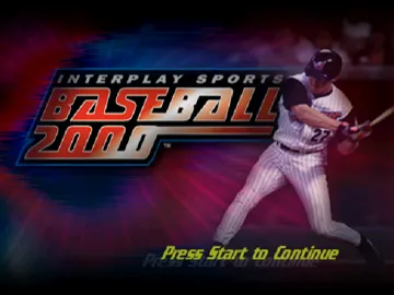 Interplay Sports Baseball 2000 (US) screen shot title